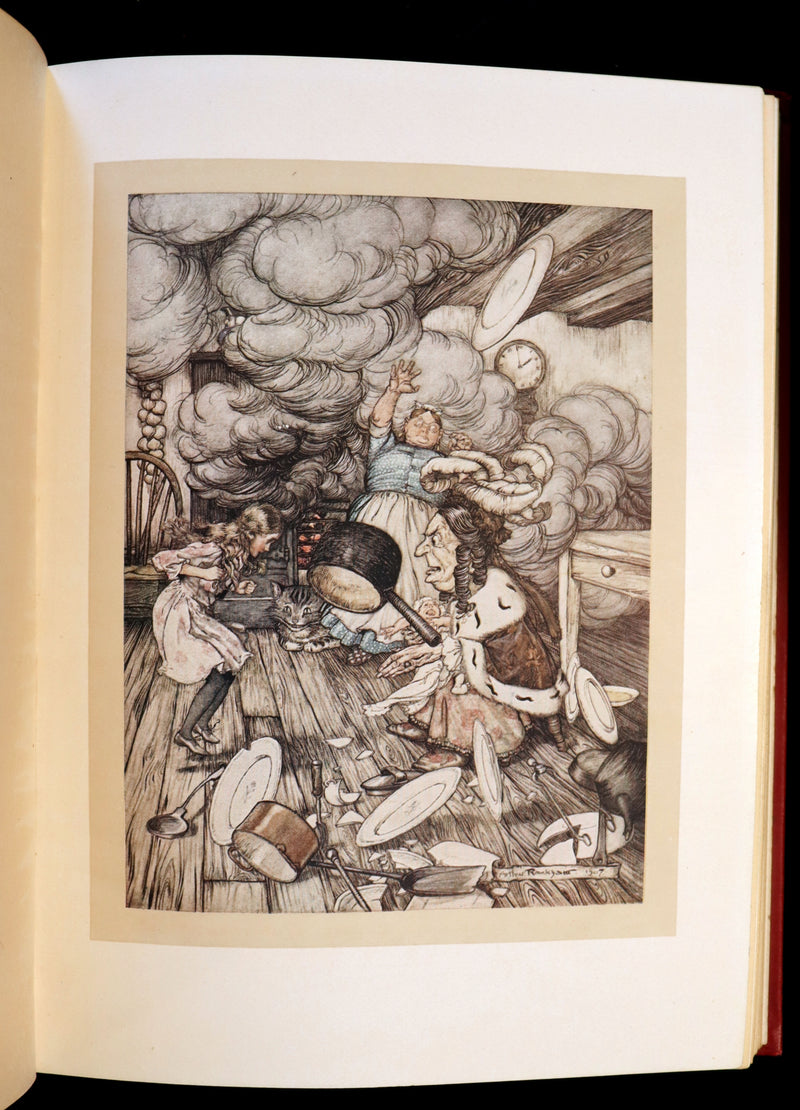 1907 First US Edition - Alice's Adventures in Wonderland illustrated by Arthur Rackham.