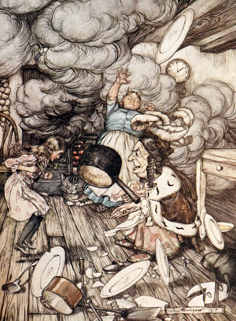 1907 First US Edition - Alice's Adventures in Wonderland illustrated by Arthur Rackham.