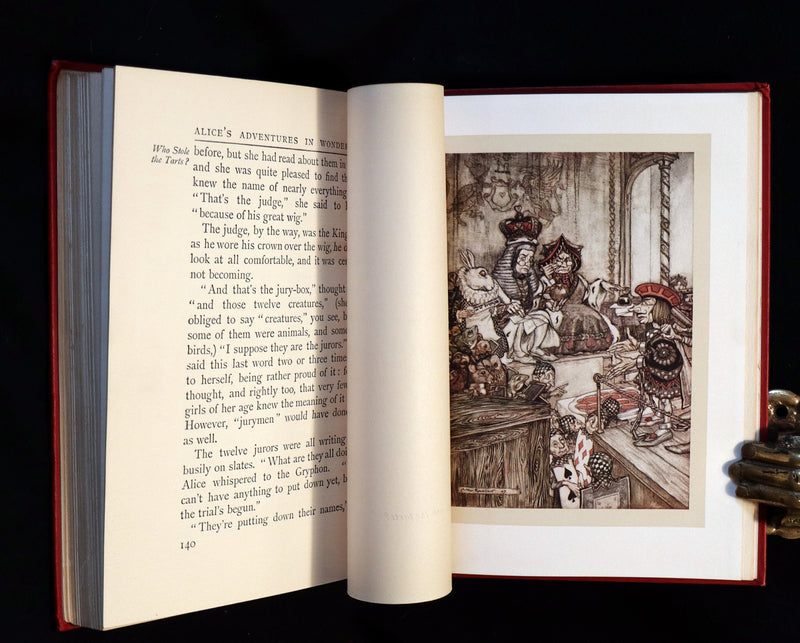 1907 First US Edition - Alice's Adventures in Wonderland illustrated by Arthur Rackham.