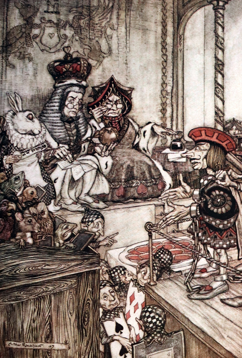 1907 First US Edition - Alice's Adventures in Wonderland illustrated by Arthur Rackham.