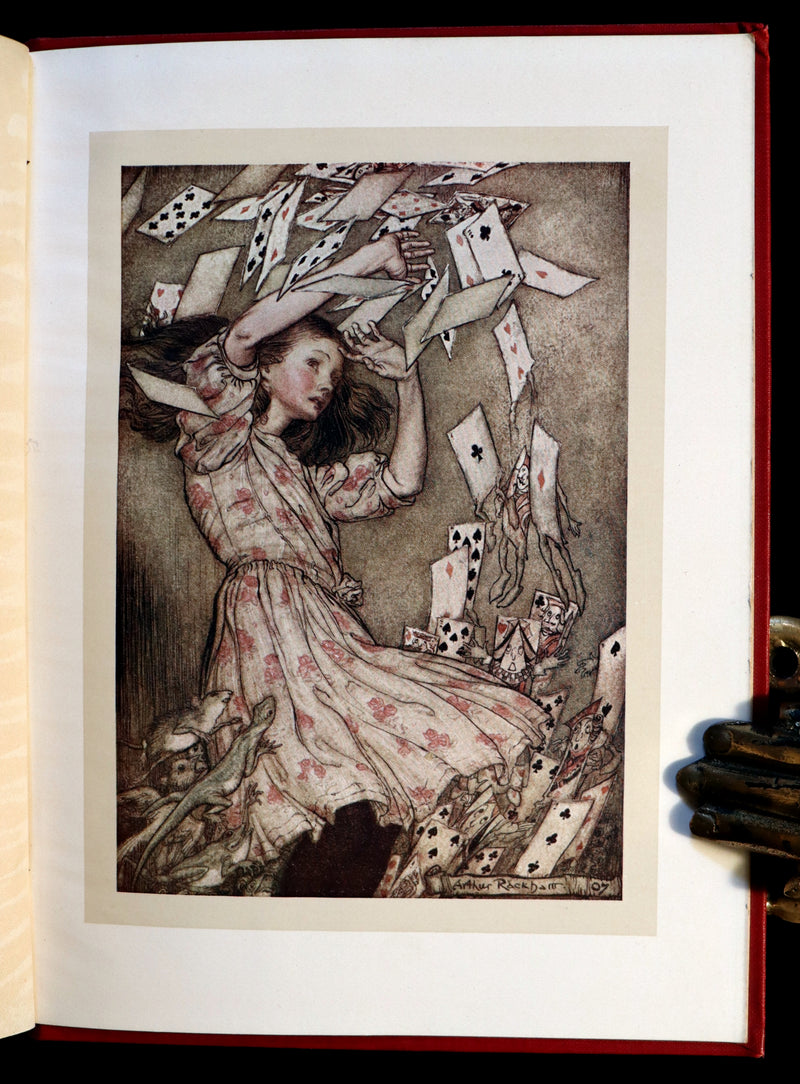 1907 First US Edition - Alice's Adventures in Wonderland illustrated by Arthur Rackham.