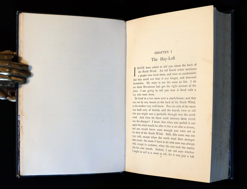1911 Rare Edition - AT THE BACK OF THE NORTH WIND Illustrated by Frank C. Pape.
