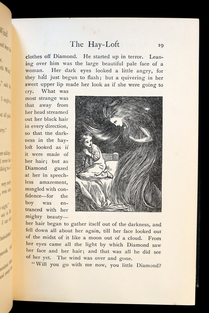 1911 Rare Edition - AT THE BACK OF THE NORTH WIND Illustrated by Frank C. Pape.