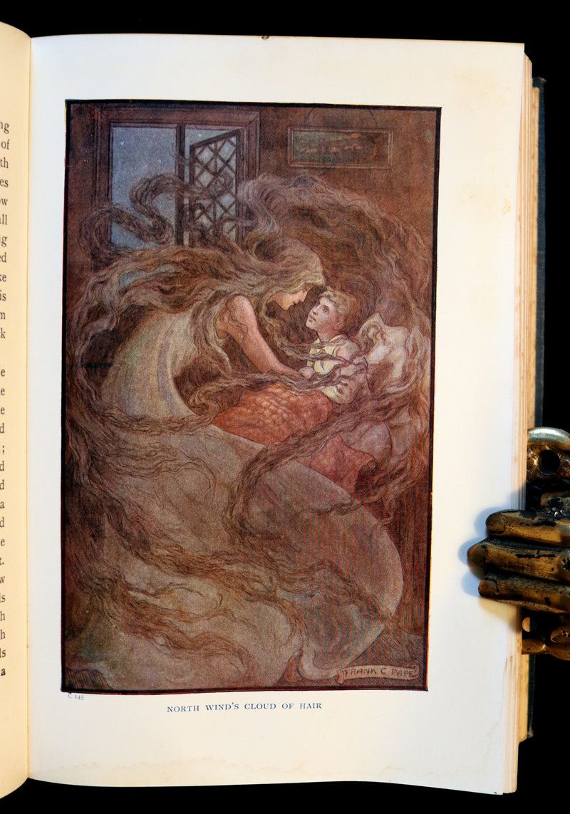 1911 Rare Edition - AT THE BACK OF THE NORTH WIND Illustrated by Frank C. Pape.