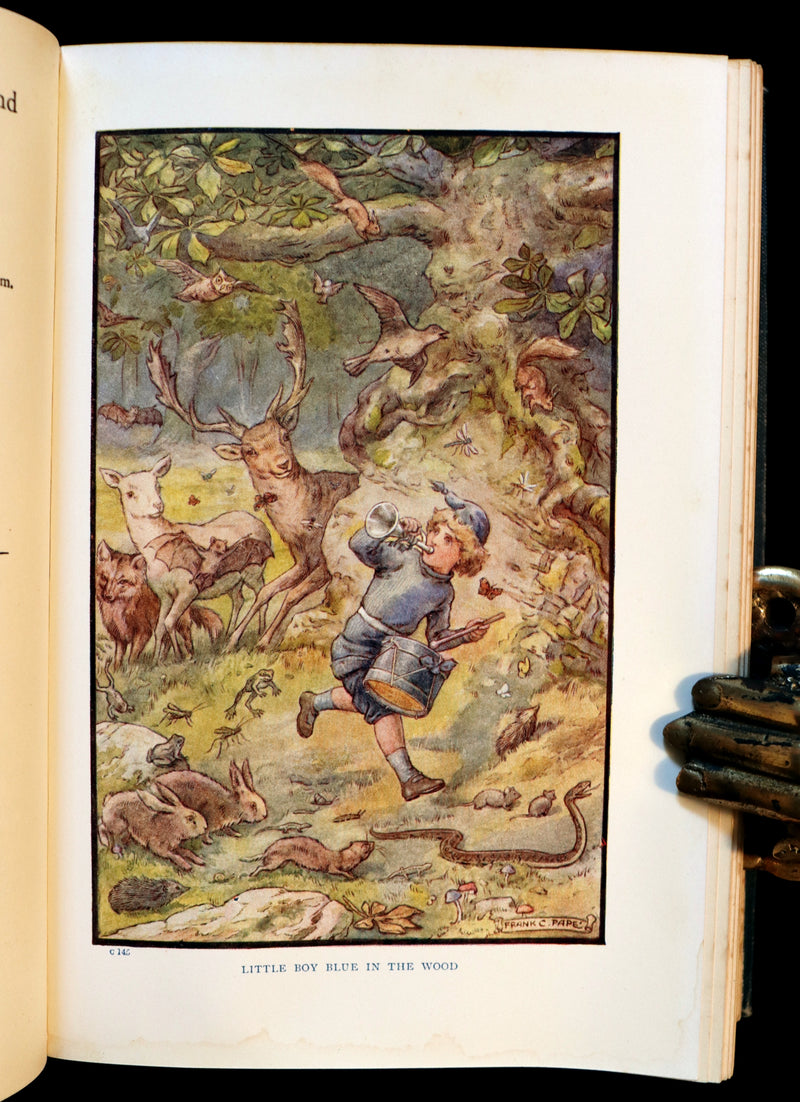 1911 Rare Edition - AT THE BACK OF THE NORTH WIND Illustrated by Frank C. Pape.