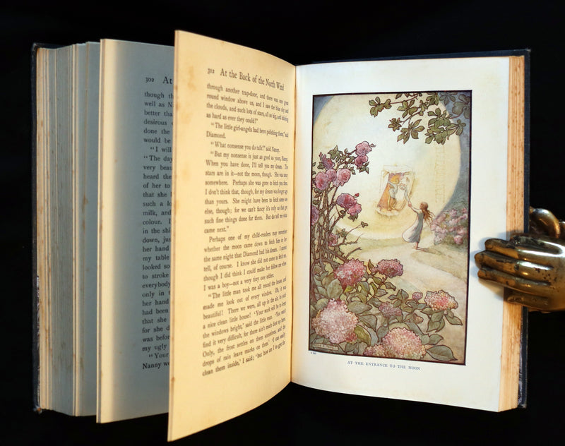 1911 Rare Edition - AT THE BACK OF THE NORTH WIND Illustrated by Frank C. Pape.
