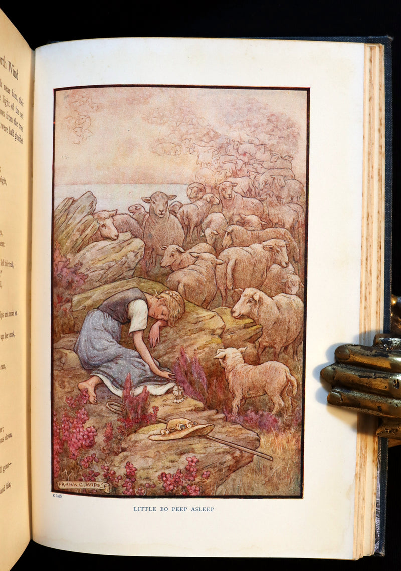 1911 Rare Edition - AT THE BACK OF THE NORTH WIND Illustrated by Frank C. Pape.