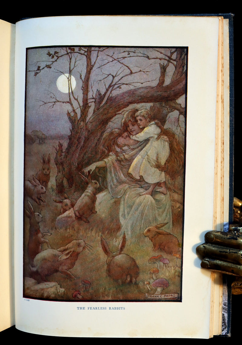 1911 Rare Edition - AT THE BACK OF THE NORTH WIND Illustrated by Frank C. Pape.