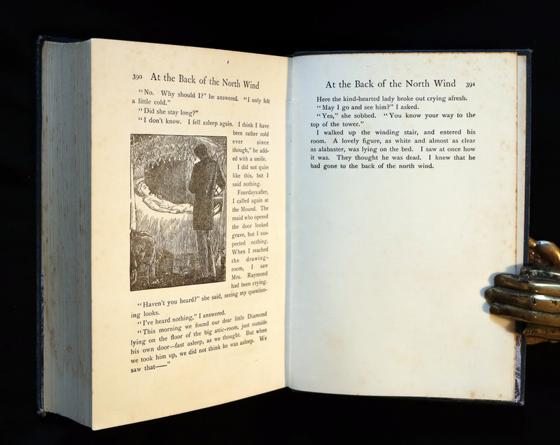 1911 Rare Edition - AT THE BACK OF THE NORTH WIND Illustrated by Frank C. Pape.