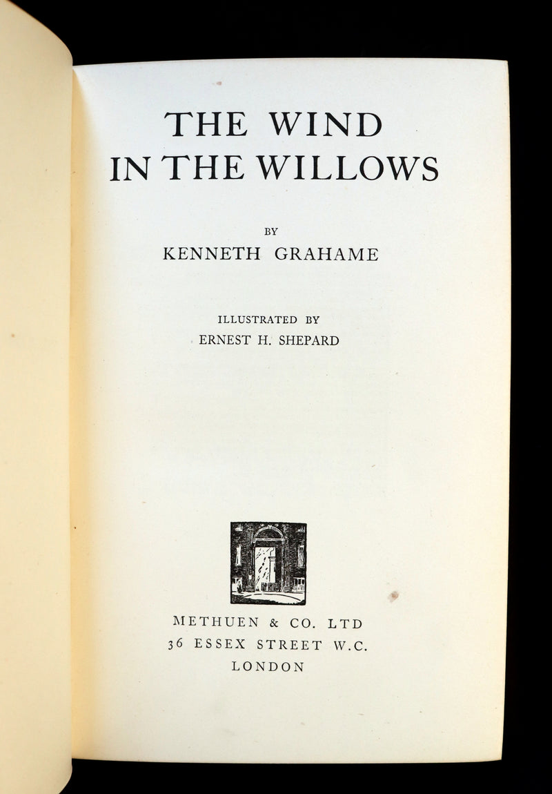 1931 1stED Illustrated by Shepard & bound by ASPREY- THE WIND IN THE WILLOWS.