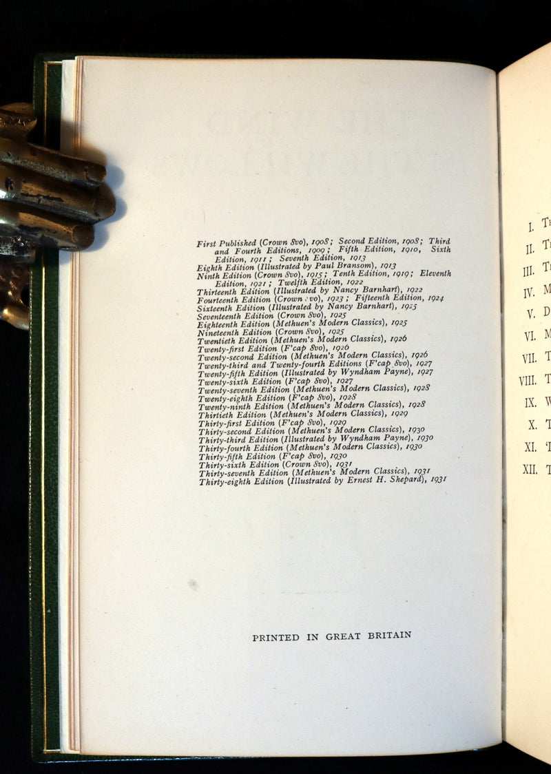1931 1stED Illustrated by Shepard & bound by ASPREY- THE WIND IN THE WILLOWS.