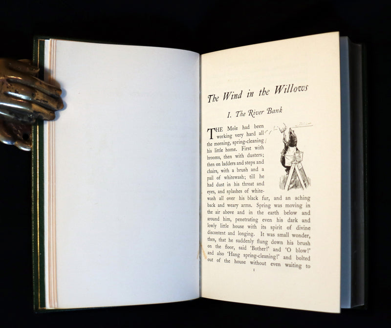 1931 1stED Illustrated by Shepard & bound by ASPREY- THE WIND IN THE WILLOWS.