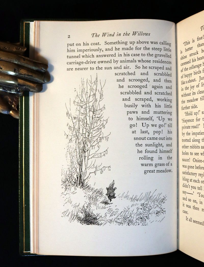 1931 1stED Illustrated by Shepard & bound by ASPREY- THE WIND IN THE WILLOWS.