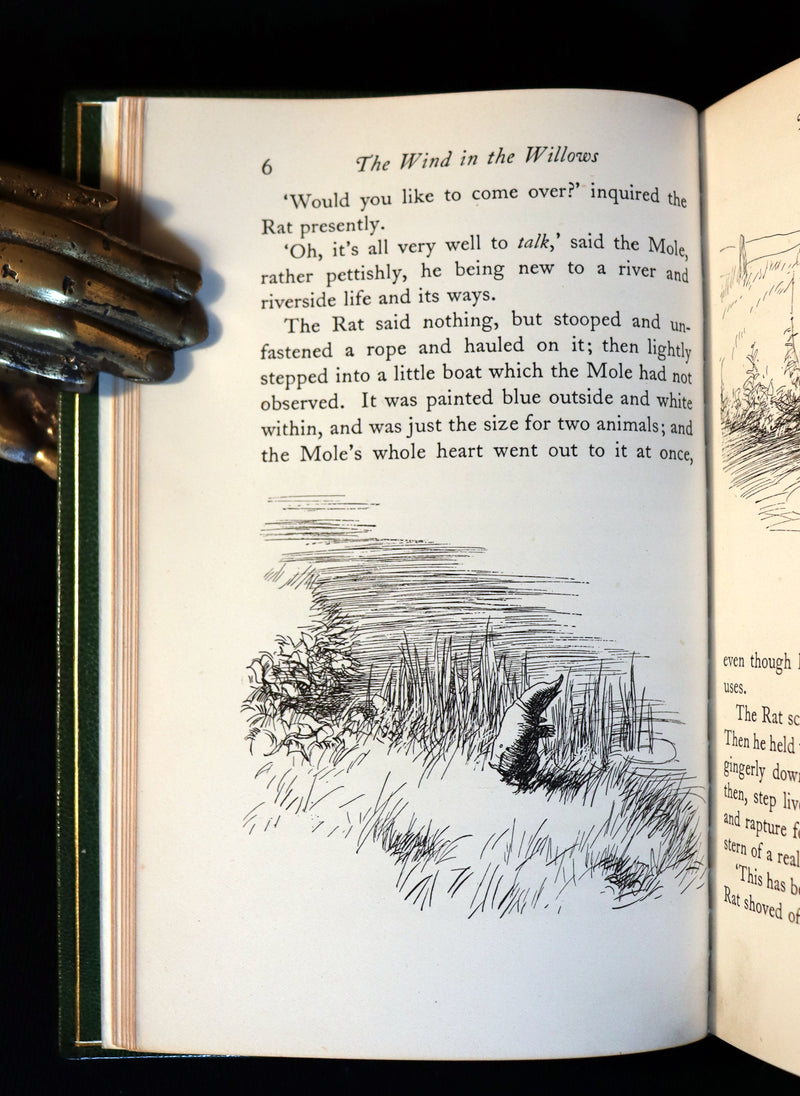 1931 1stED Illustrated by Shepard & bound by ASPREY- THE WIND IN THE WILLOWS.