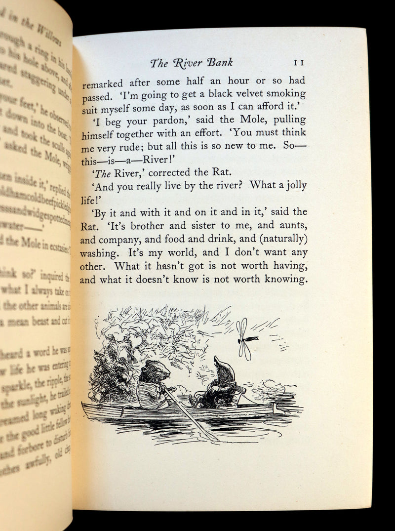 1931 1stED Illustrated by Shepard & bound by ASPREY- THE WIND IN THE WILLOWS.