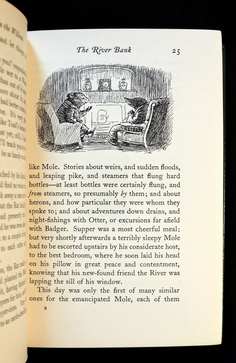 1931 1stED Illustrated by Shepard & bound by ASPREY- THE WIND IN THE WILLOWS.