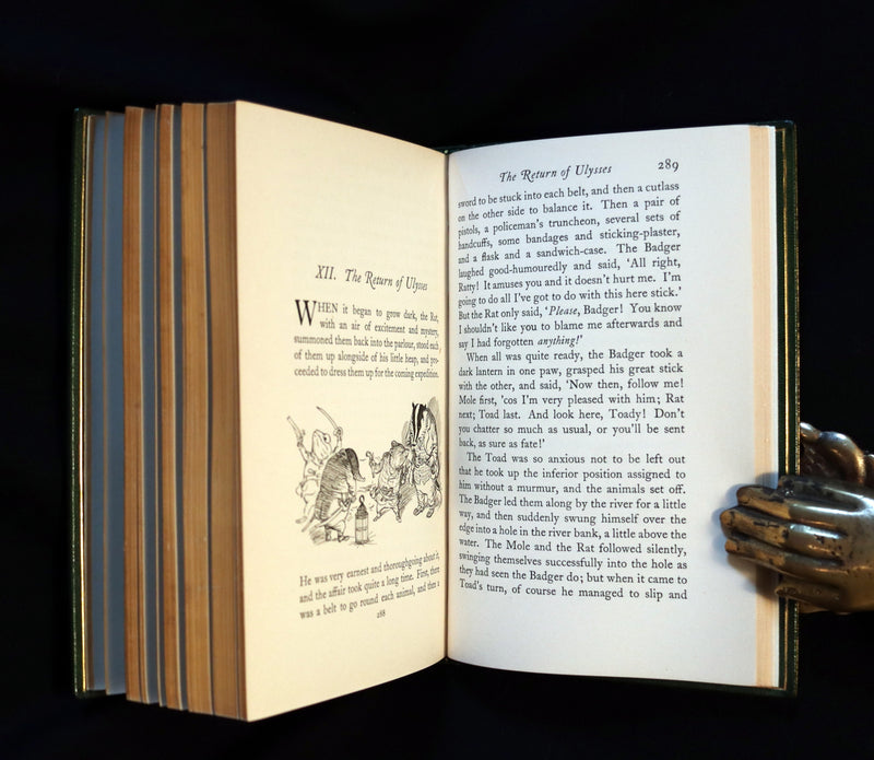 1931 1stED Illustrated by Shepard & bound by ASPREY- THE WIND IN THE WILLOWS.