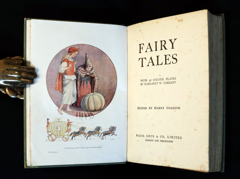 1922 Scarce Book - FAIRY TALES with 48 Coloured Plates By Margaret W. Tarrant.