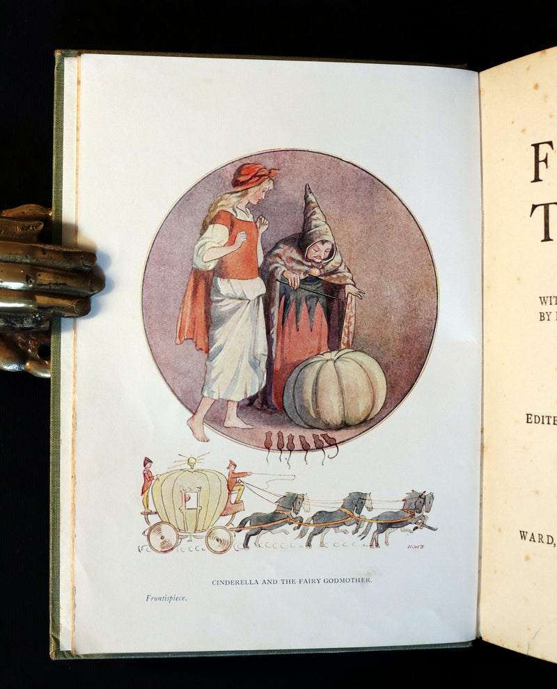 1922 Scarce Book - FAIRY TALES with 48 Coloured Plates By Margaret W. Tarrant.