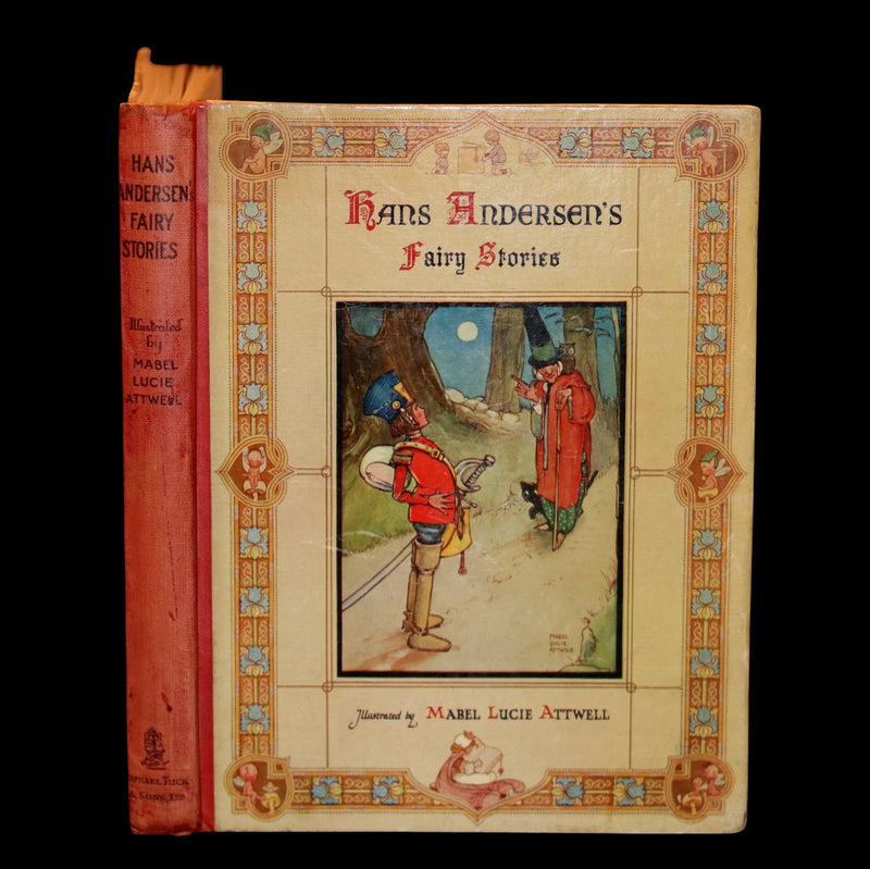 1920 Rare Book - Hans Andersen's FAIRY STORIES illustrated by Mabel Lucie Attwell.