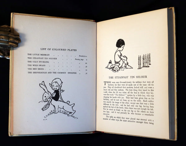 1920 Rare Book - Hans Andersen's FAIRY STORIES illustrated by Mabel Lu ...