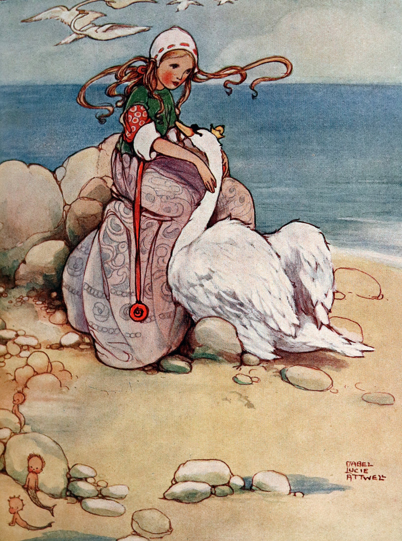 1920 Rare Book - Hans Andersen's FAIRY STORIES illustrated by Mabel Lucie Attwell.