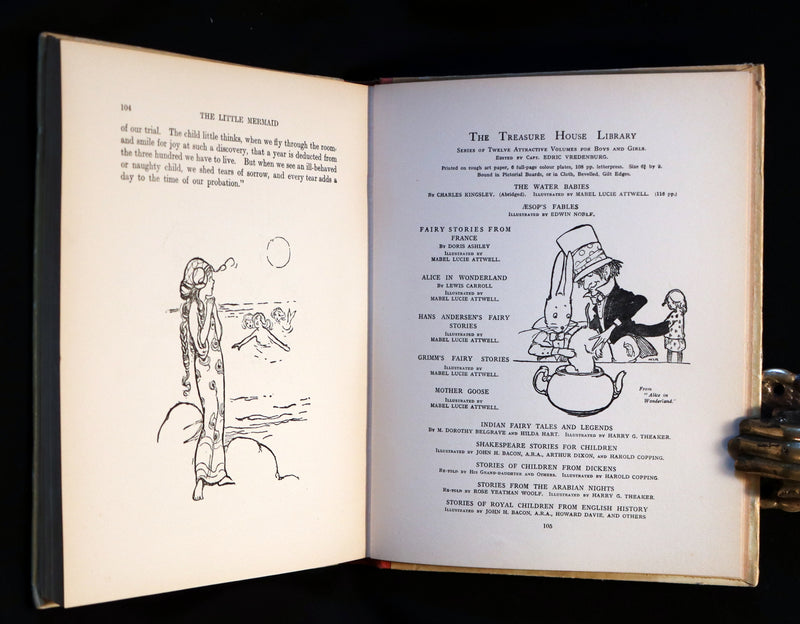 1920 Rare Book - Hans Andersen's FAIRY STORIES illustrated by Mabel Lucie Attwell.