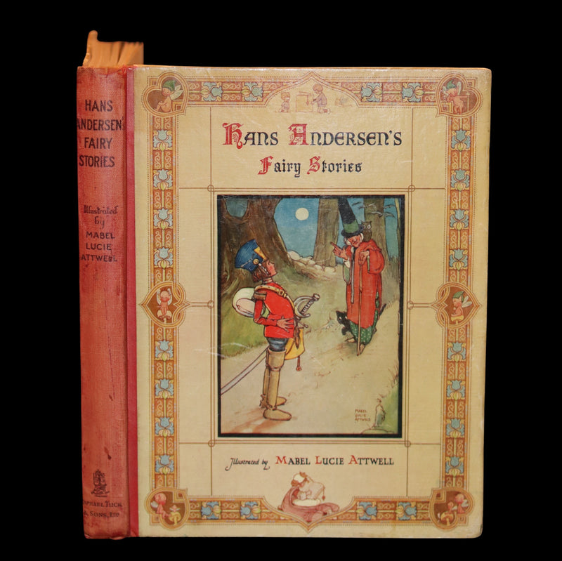 1920 Rare Book - Hans Andersen's FAIRY STORIES illustrated by Mabel Lucie Attwell.