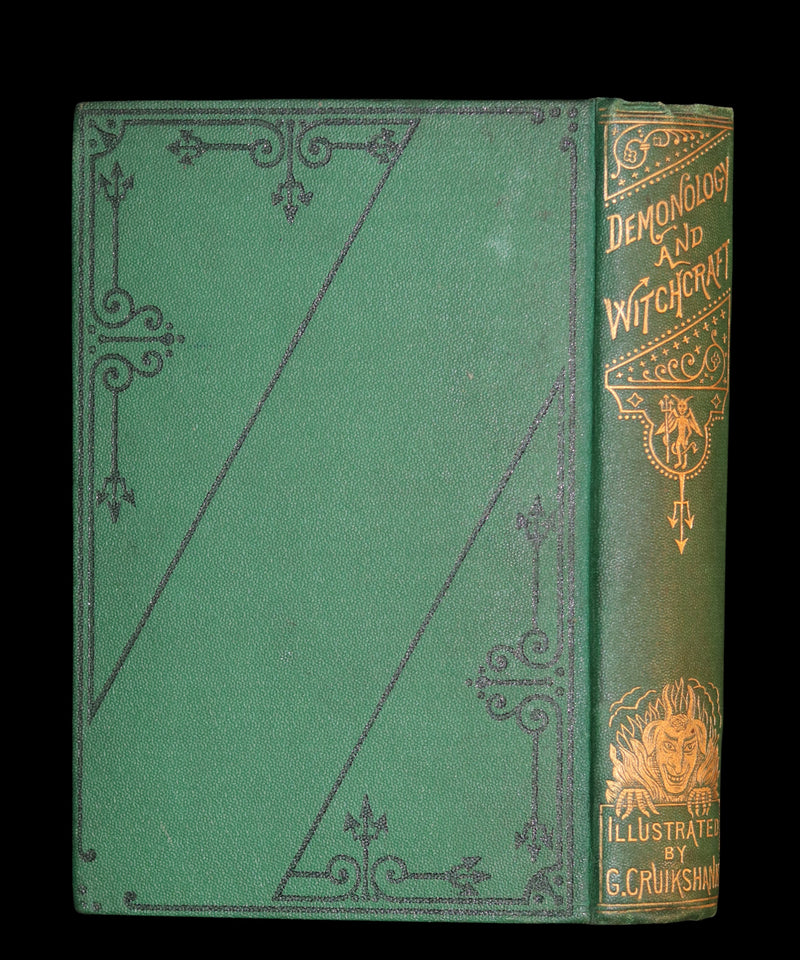 1868 Scarce Edition - Scott Demonology & Witchcraft - WITCHES & FAIRIES Illustrated by Cruikshank.