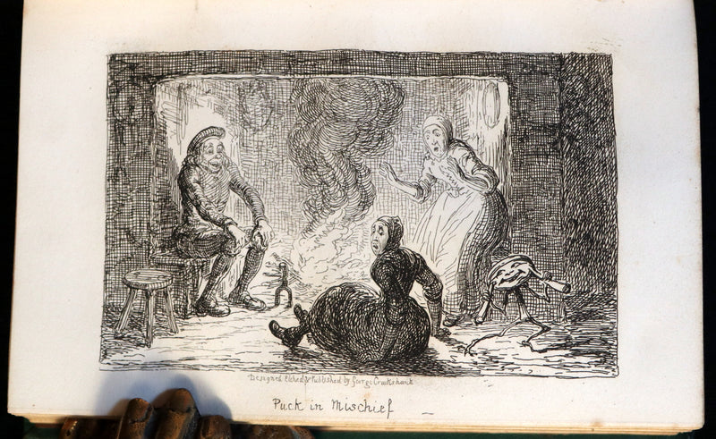 1868 Scarce Edition - Scott Demonology & Witchcraft - WITCHES & FAIRIES Illustrated by Cruikshank.
