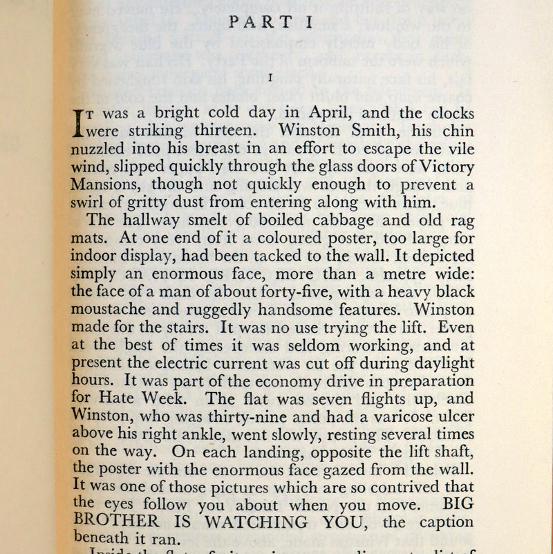 1949 First Edition beautifully bound by BAYNTUN - NINETEEN EIGHTY-FOUR [1984] by George Orwell.
