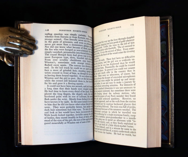 1949 First Edition beautifully bound by BAYNTUN - NINETEEN EIGHTY-FOUR [1984] by George Orwell.
