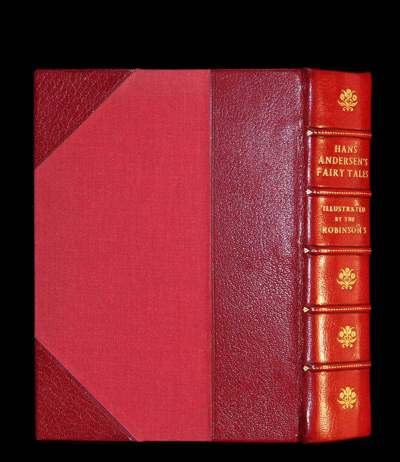 1899 Scarce First Edition bound by Bayntun - Hans Andersen's Fairy Tales illustrated by the Brothers Robinson.