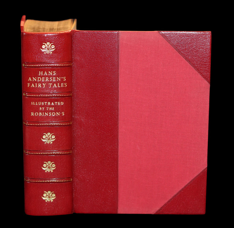 1899 Scarce First Edition bound by Bayntun - Hans Andersen's Fairy Tales illustrated by the Brothers Robinson.