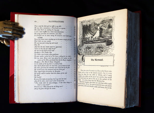 1899 Scarce First Edition bound by Bayntun - Hans Andersen's Fairy Tales illustrated by the Brothers Robinson.