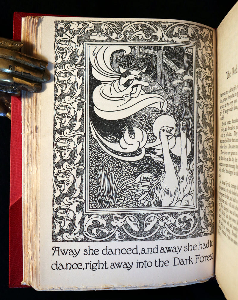 1899 Scarce First Edition bound by Bayntun - Hans Andersen's Fairy Tales illustrated by the Brothers Robinson.