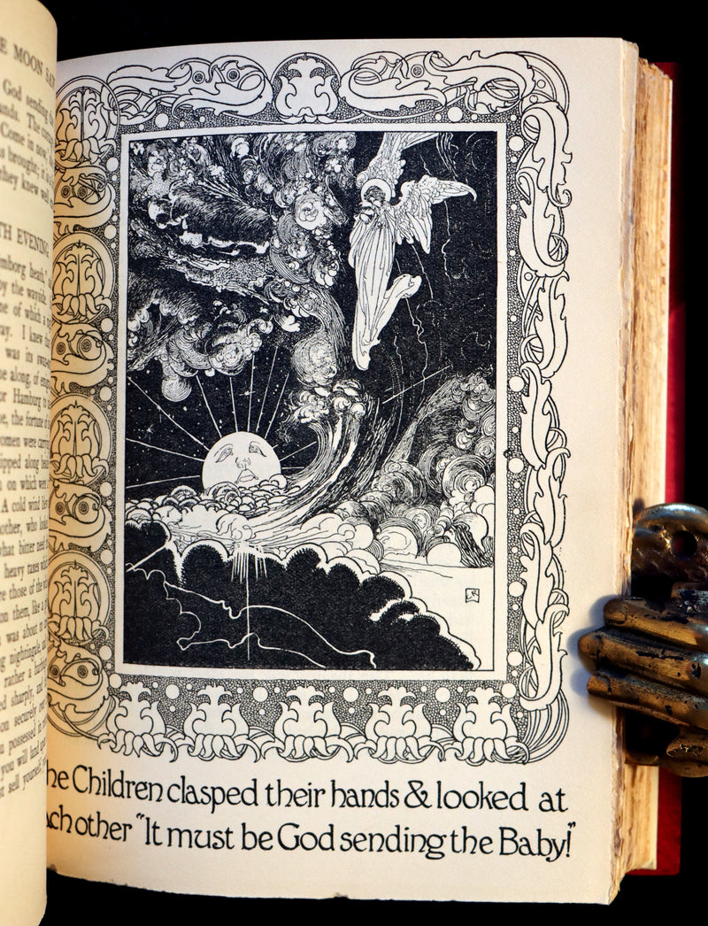 1899 Scarce First Edition bound by Bayntun - Hans Andersen's Fairy Tales illustrated by the Brothers Robinson.