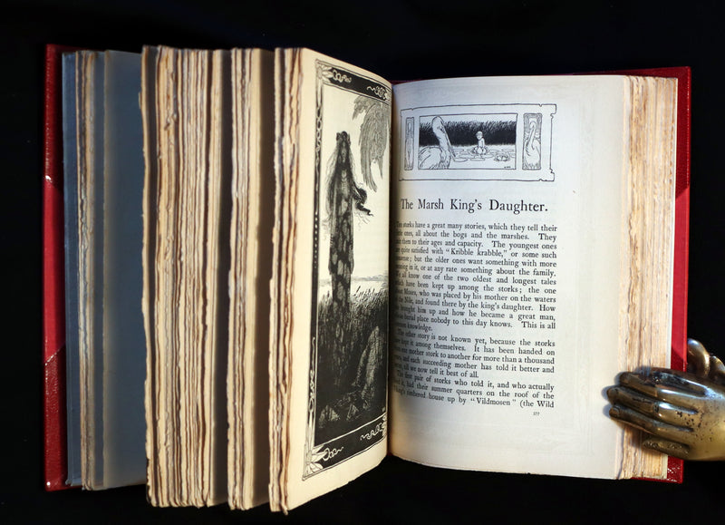 1899 Scarce First Edition bound by Bayntun - Hans Andersen's Fairy Tales illustrated by the Brothers Robinson.