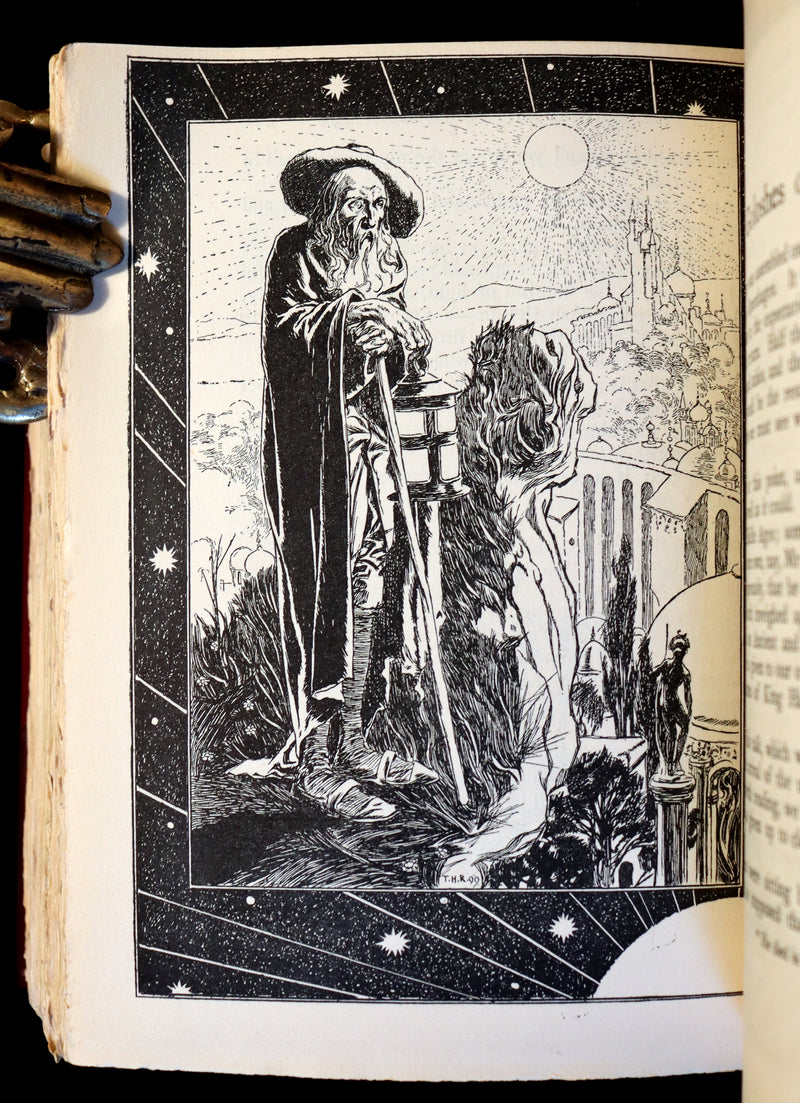 1899 Scarce First Edition bound by Bayntun - Hans Andersen's Fairy Tales illustrated by the Brothers Robinson.