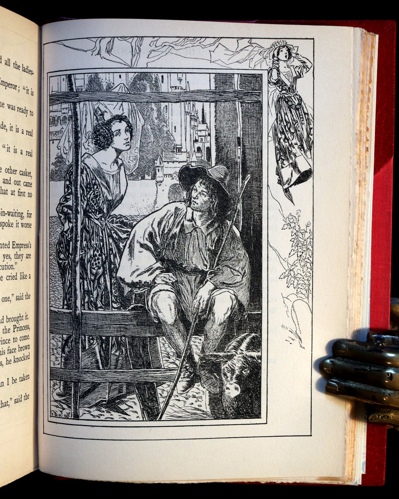 1899 Scarce First Edition bound by Bayntun - Hans Andersen's Fairy Tales illustrated by the Brothers Robinson.