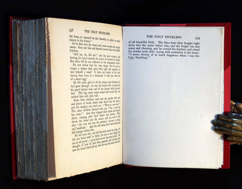 1899 Scarce First Edition bound by Bayntun - Hans Andersen's Fairy Tales illustrated by the Brothers Robinson.