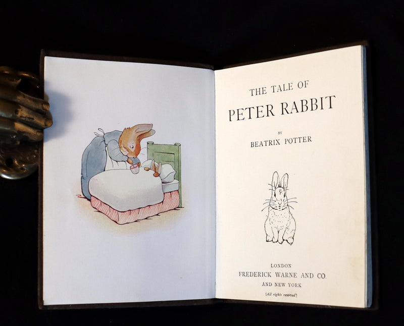1910 Rare Edition - THE TALE OF PETER RABBIT illustrated by Beatrix Potter.