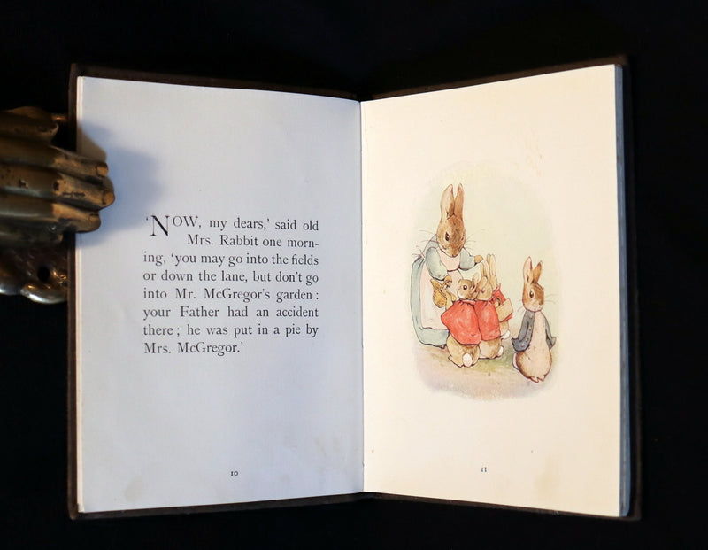 1910 Rare Edition - THE TALE OF PETER RABBIT illustrated by Beatrix Potter.