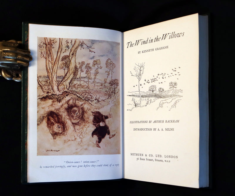 1950 First Edition - The WIND IN THE WILLOWS by Kenneth Grahame illustrated by Arthur RACKHAM.