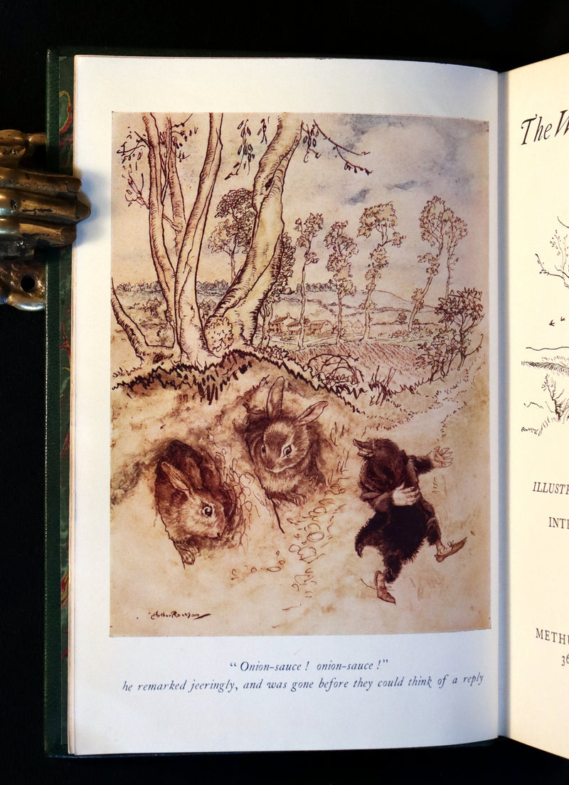 1950 First Edition - The WIND IN THE WILLOWS by Kenneth Grahame illustrated by Arthur RACKHAM.