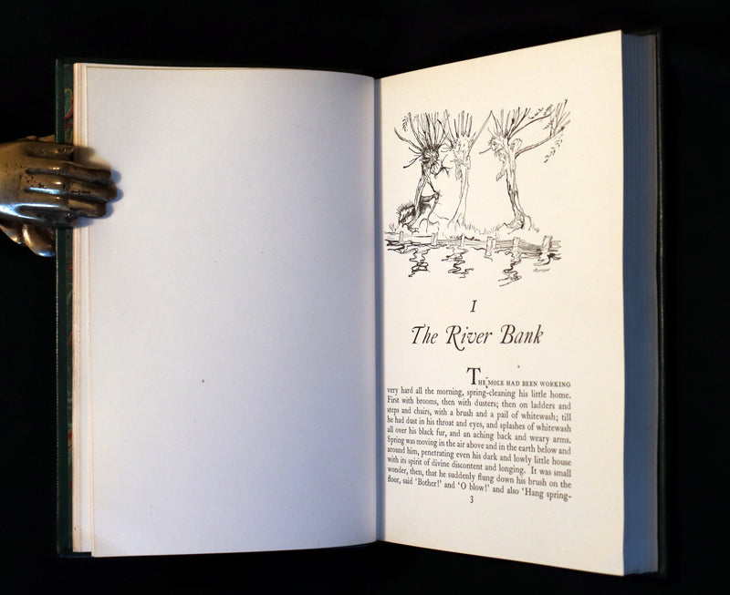 1950 First Edition - The WIND IN THE WILLOWS by Kenneth Grahame illustrated by Arthur RACKHAM.