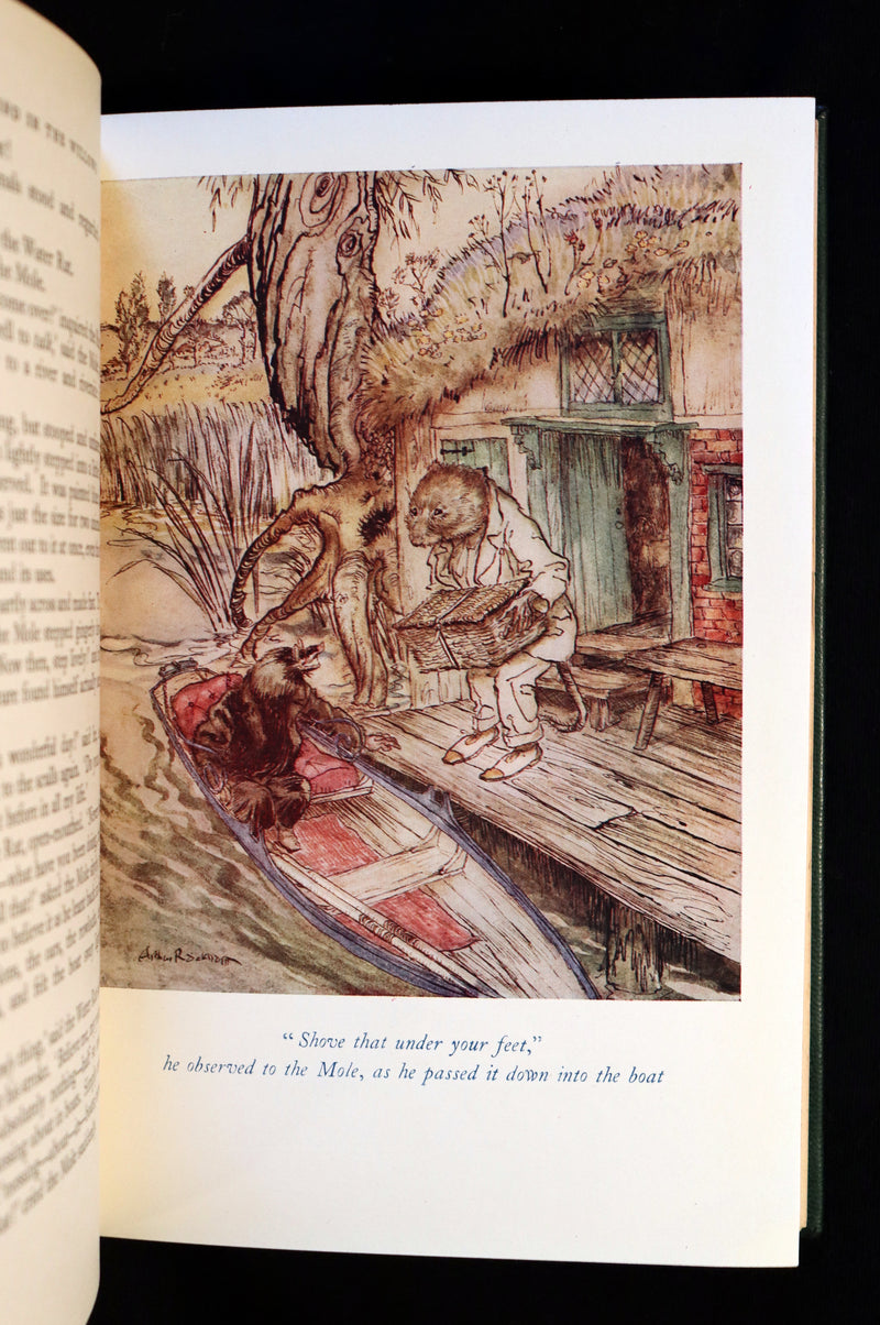 1950 First Edition - The WIND IN THE WILLOWS by Kenneth Grahame illustrated by Arthur RACKHAM.