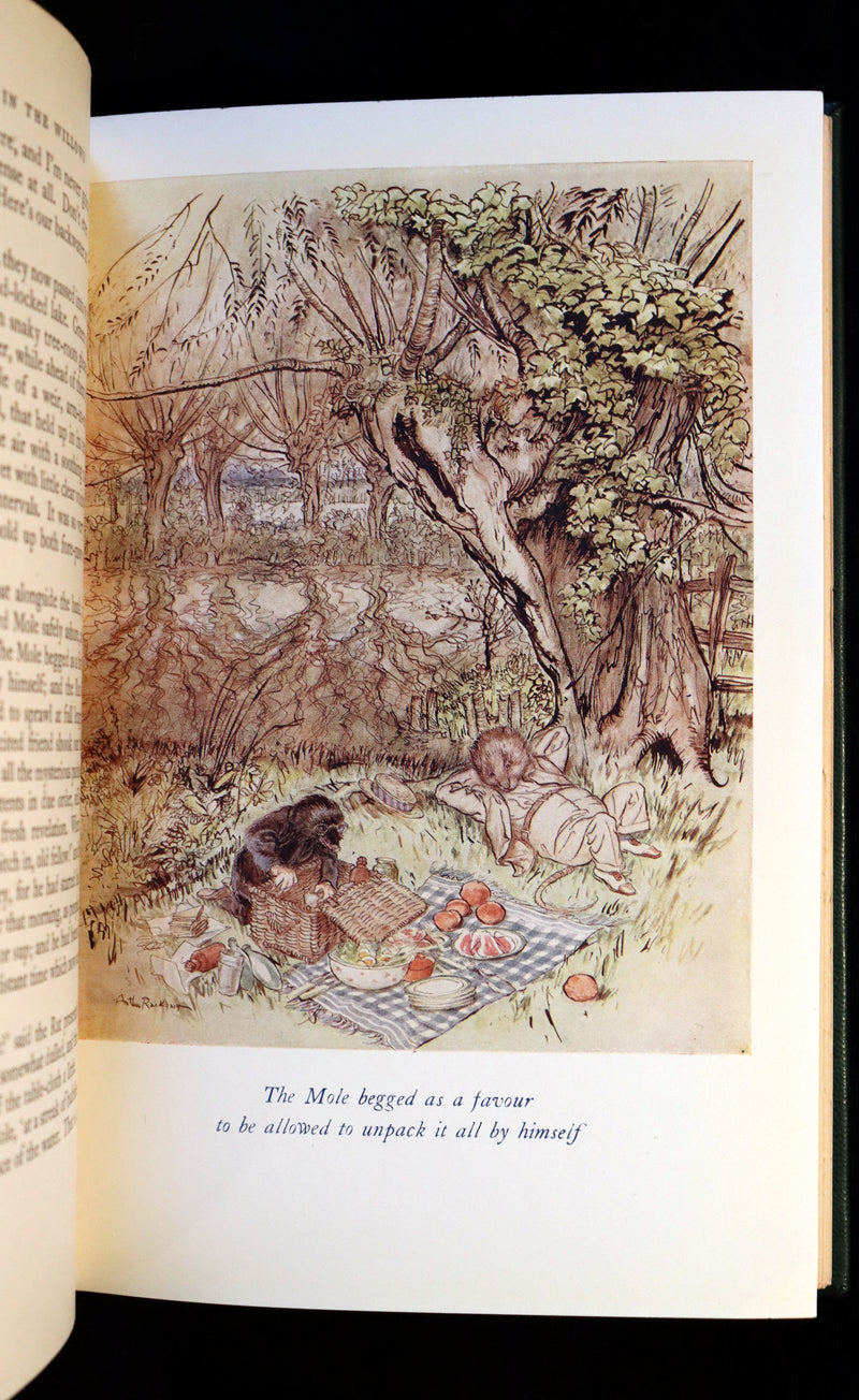 1950 First Edition - The WIND IN THE WILLOWS by Kenneth Grahame illustrated by Arthur RACKHAM.