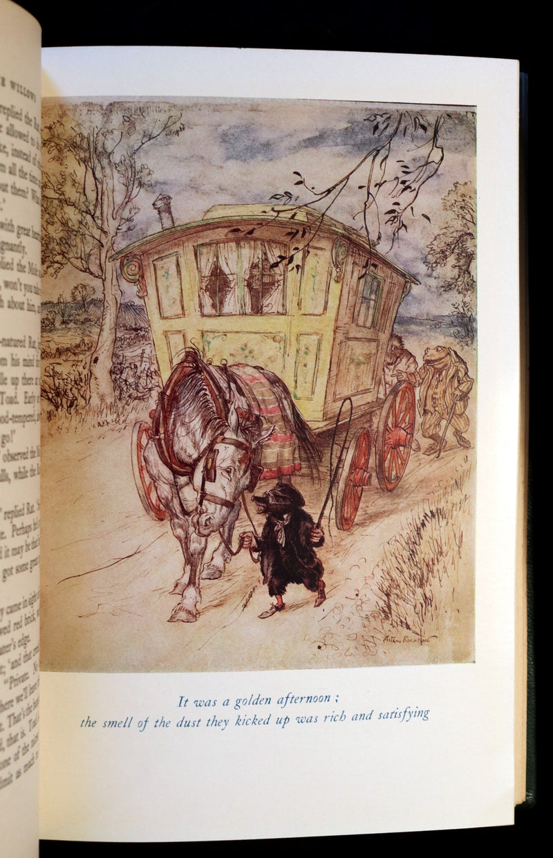 1950 First Edition - The WIND IN THE WILLOWS by Kenneth Grahame illustrated by Arthur RACKHAM.