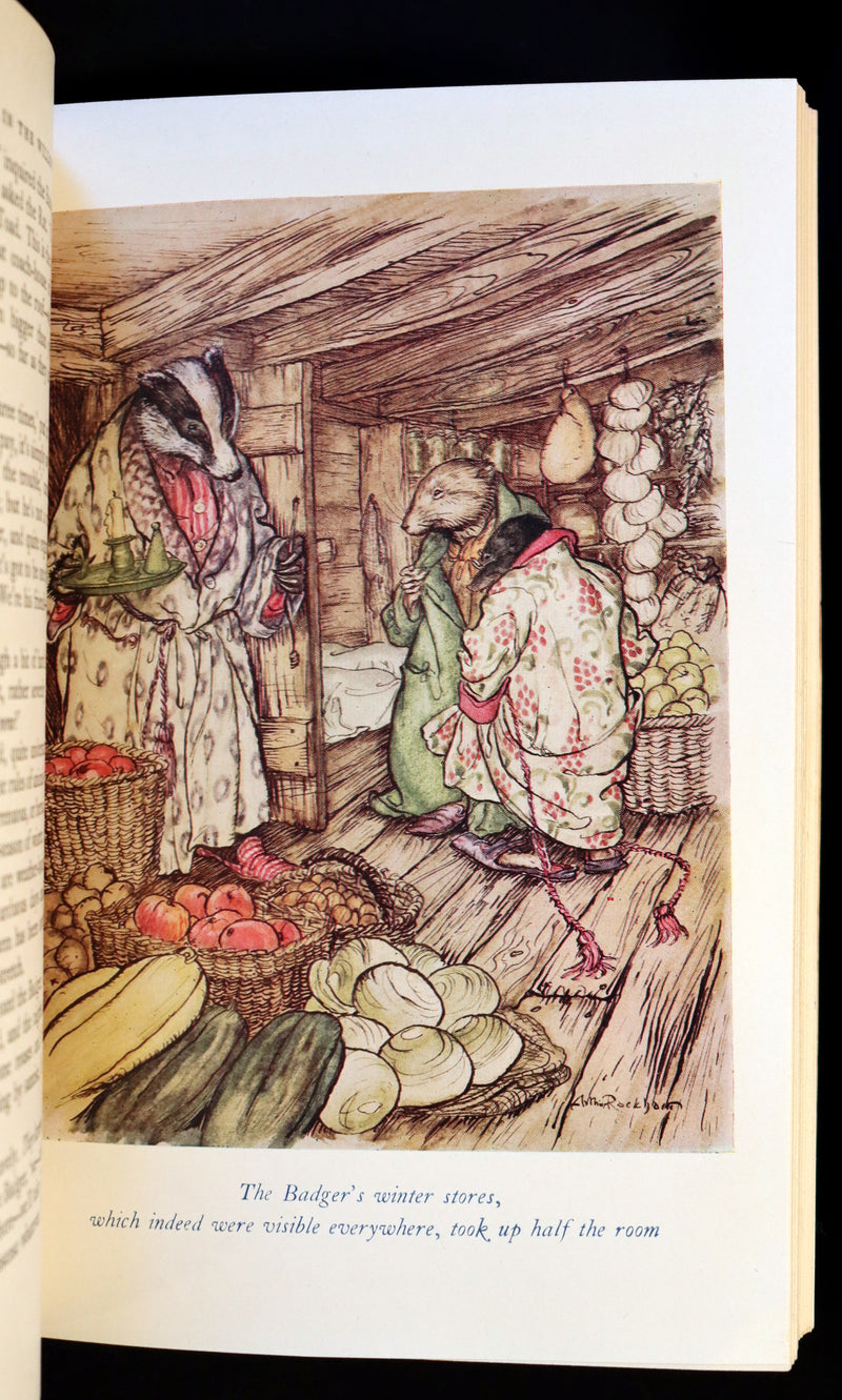 1950 First Edition - The WIND IN THE WILLOWS by Kenneth Grahame illustrated by Arthur RACKHAM.
